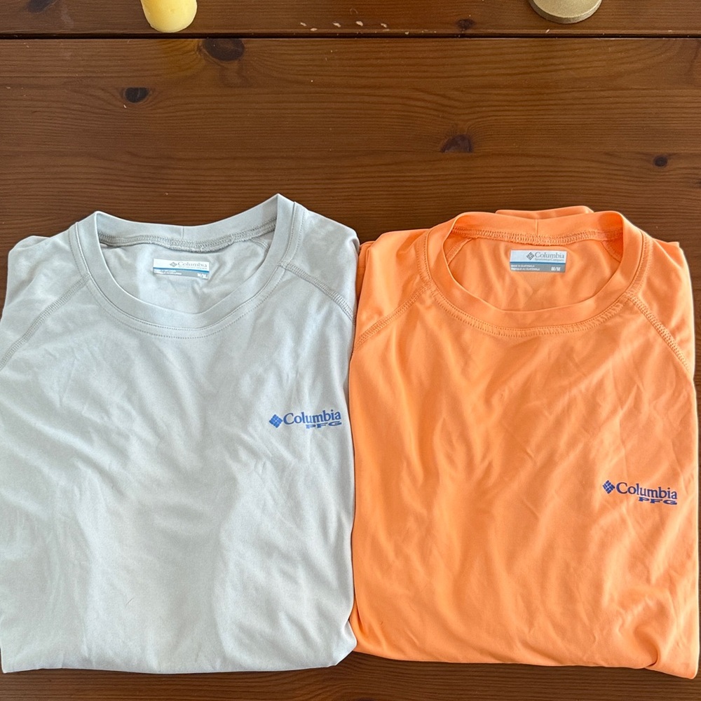 Columbia PFG fishing shirts, 2. Men’s size medium